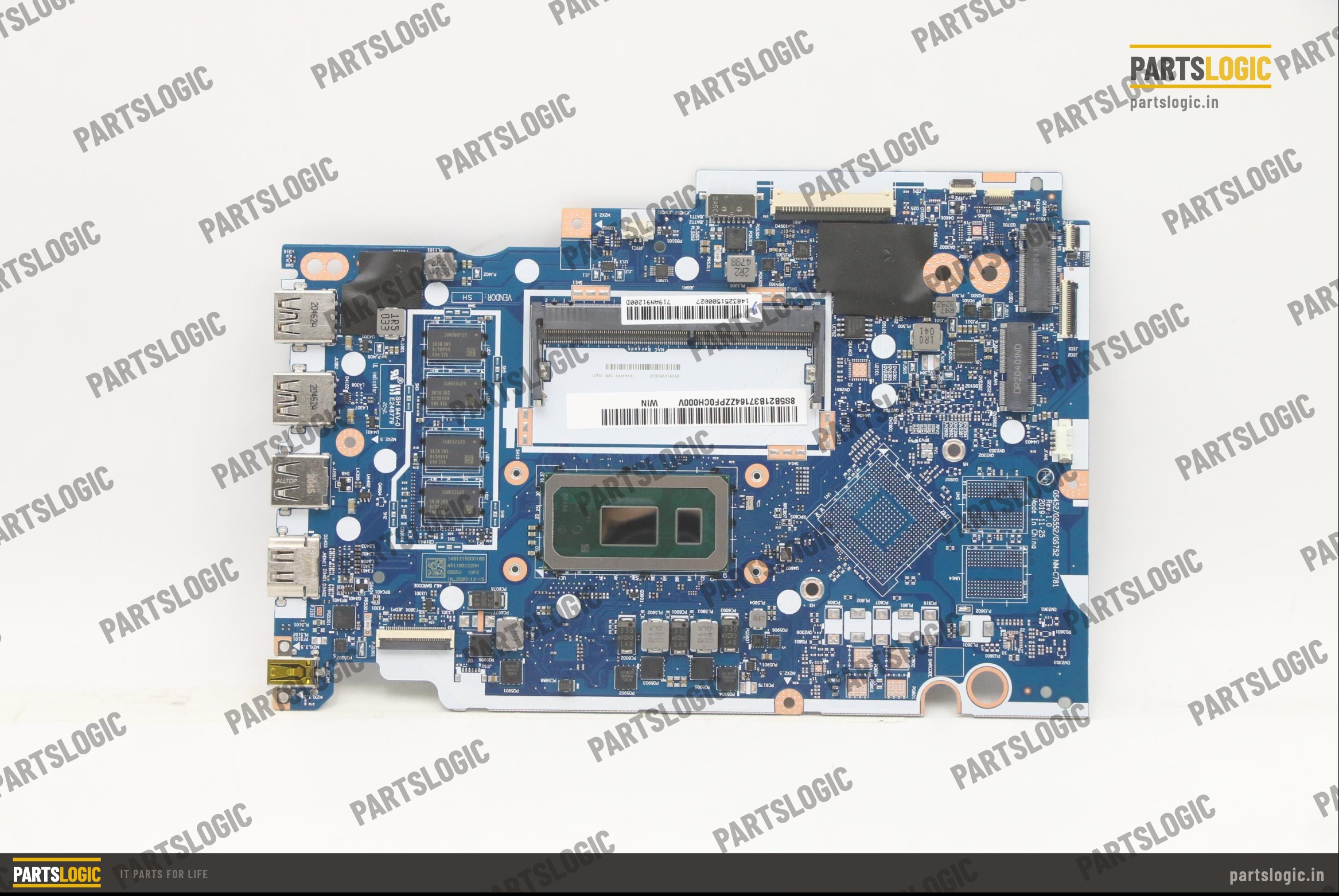 Lenovo IdeaPad 3-15IML05 Laptop Motherboard — Pentium Gold, Integrated Graphics
