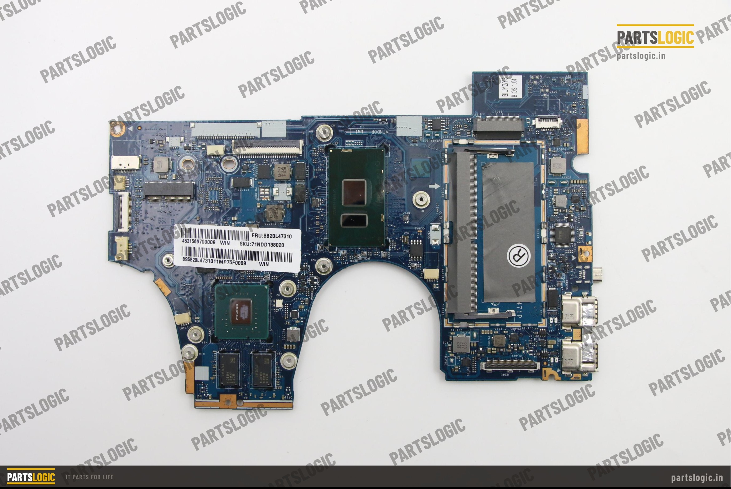 Lenovo Yoga 710-14 Laptop Motherboard — i7-6500U, Discrete 2GB