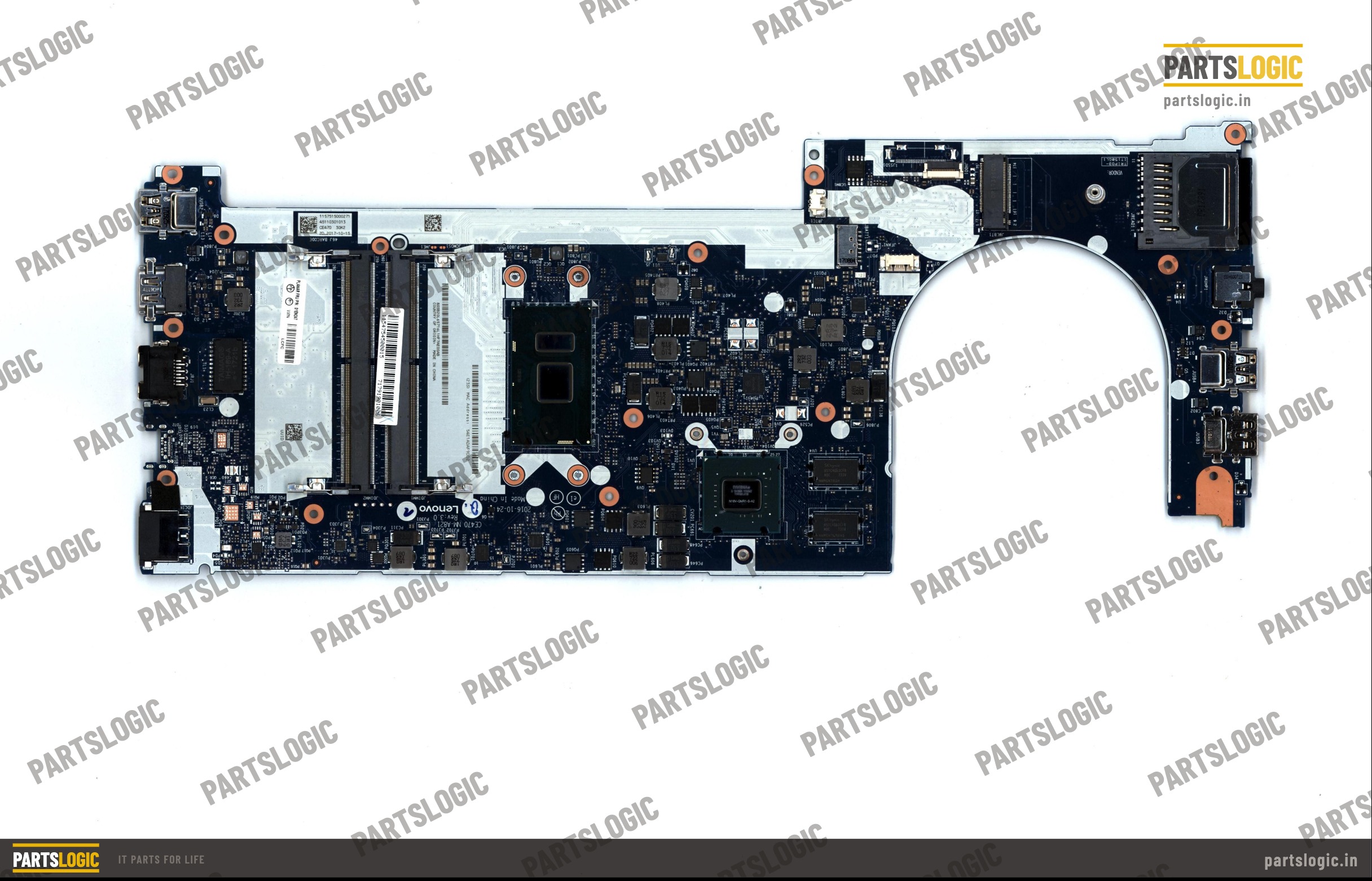 Lenovo ThinkPad E470 Laptop Motherboard — i3-7100U, Integrated Graphics