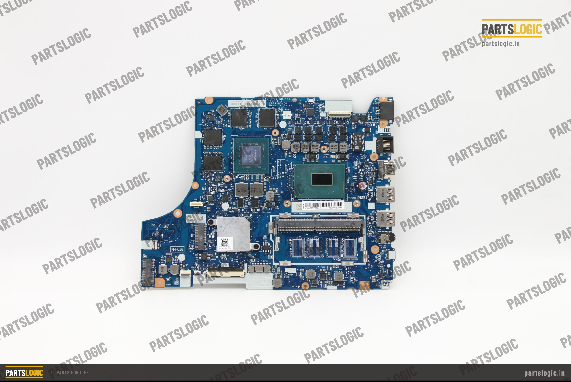 Lenovo ThinkPad L340 Laptop Motherboard — i7-9750H, Discrete 4GB