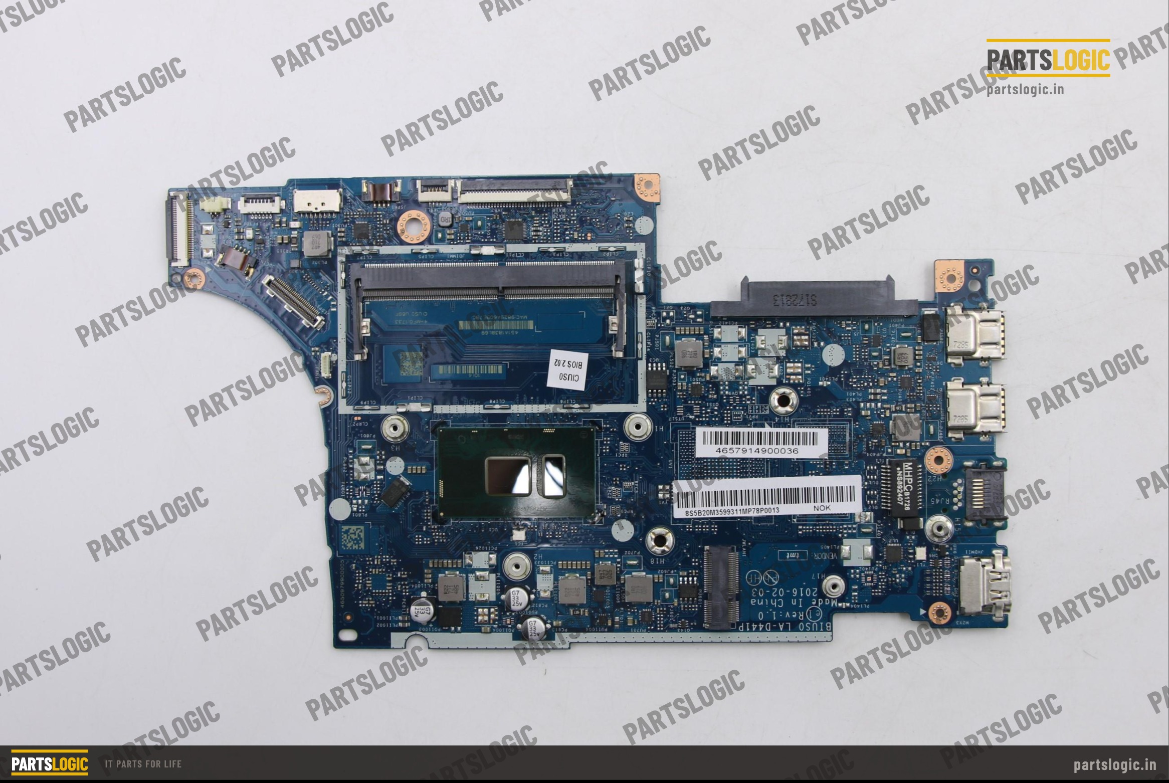 Lenovo IdeaPad 510S-13ISK Laptop Motherboard — i3-7100U, Integrated Graphics
