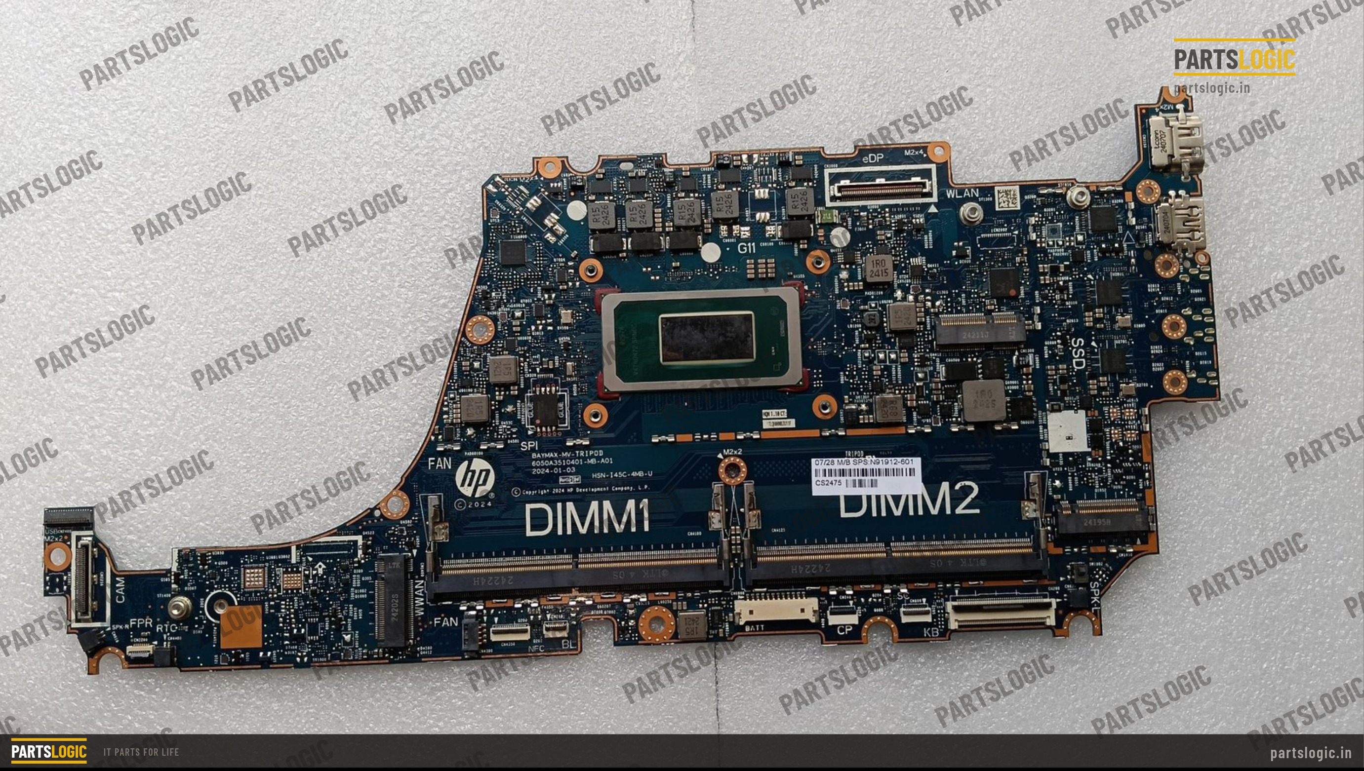 HP ZBook Firefly Laptop Motherboard — Core Ultra 5 135U, Integrated Graphics