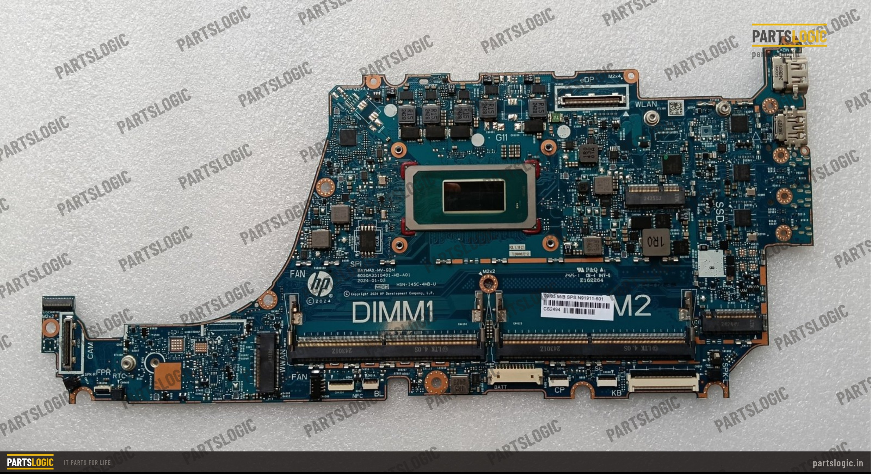 HP ZBook Firefly Laptop Motherboard — Core Ultra 5 125U, Integrated Graphics