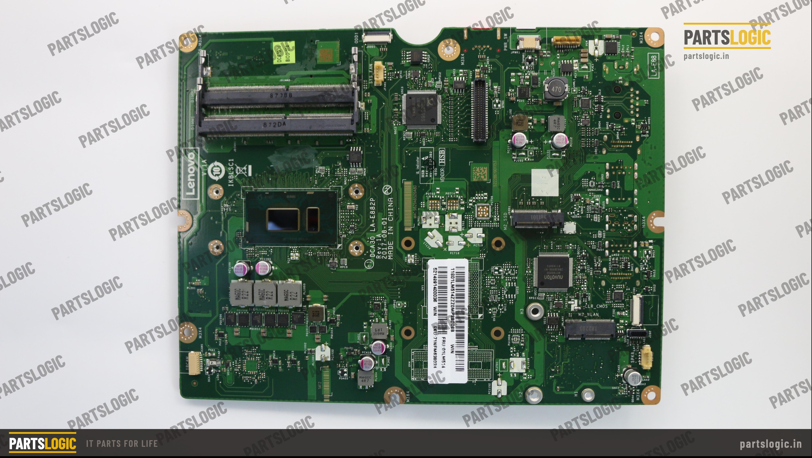 Lenovo ThinkPad E882P Laptop Motherboard — i3-7020U, Integrated Graphics