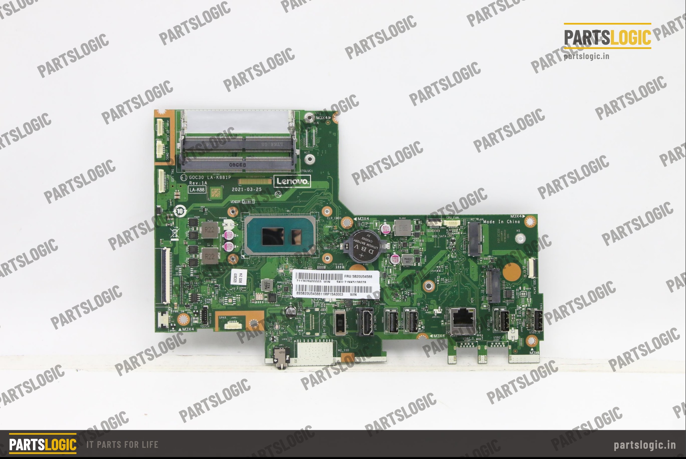 Lenovo IdeaCentre AIO Laptop Motherboard — i5-1135G7, Integrated Graphics