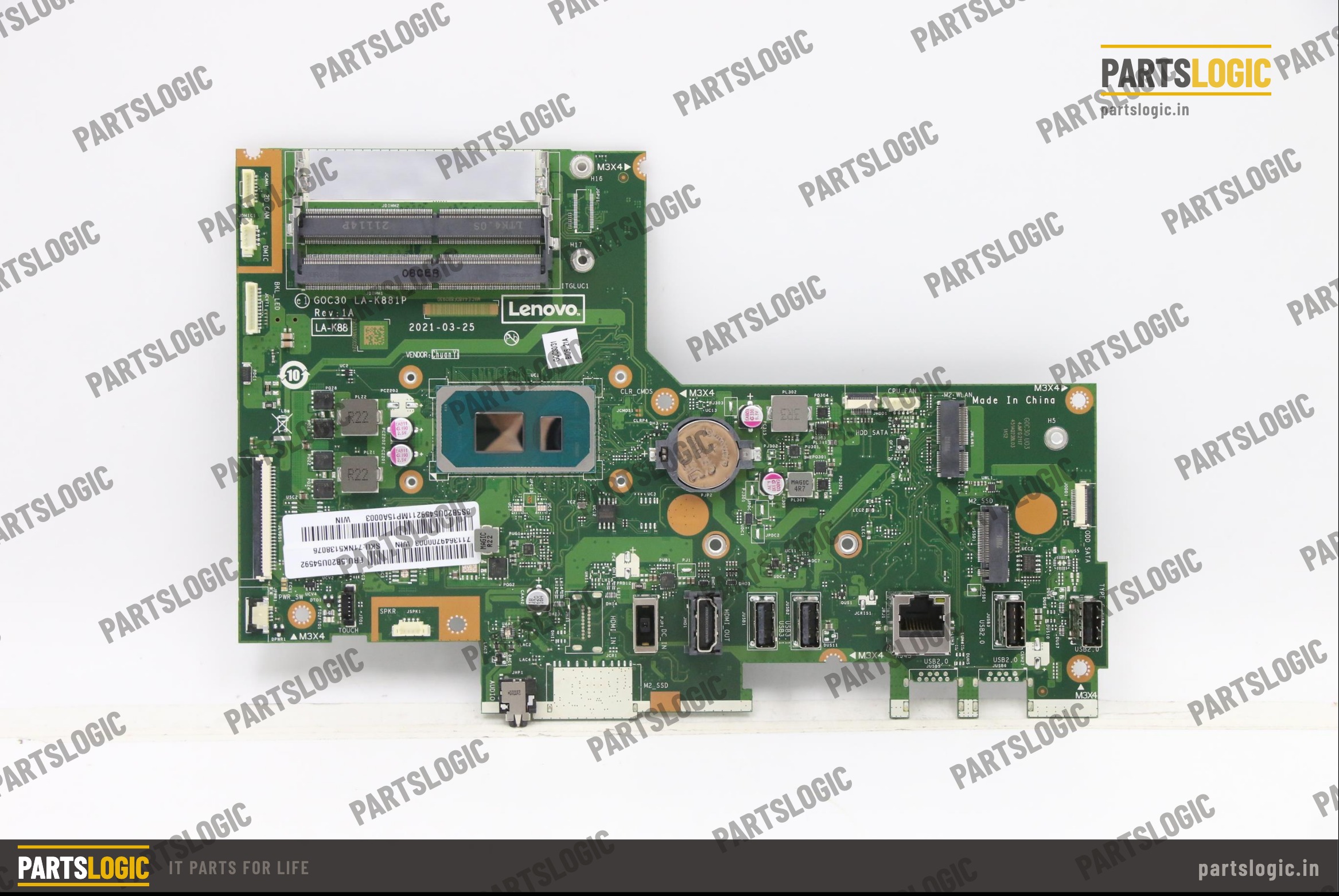 Lenovo IdeaCentre AIO Laptop Motherboard — i3-1115G4, Integrated Graphics