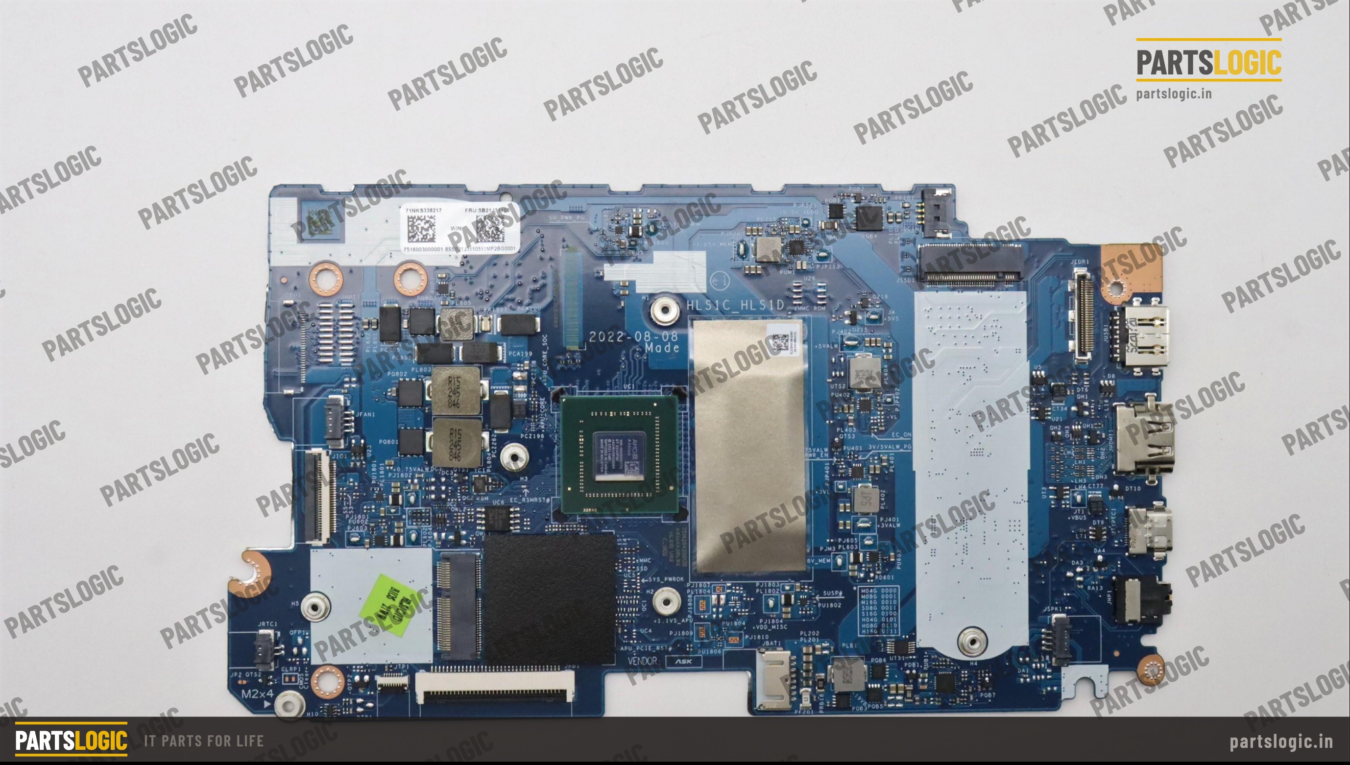 Lenovo IdeaPad 15AMN7 Laptop Motherboard — Athlon 7120U, Integrated Graphics