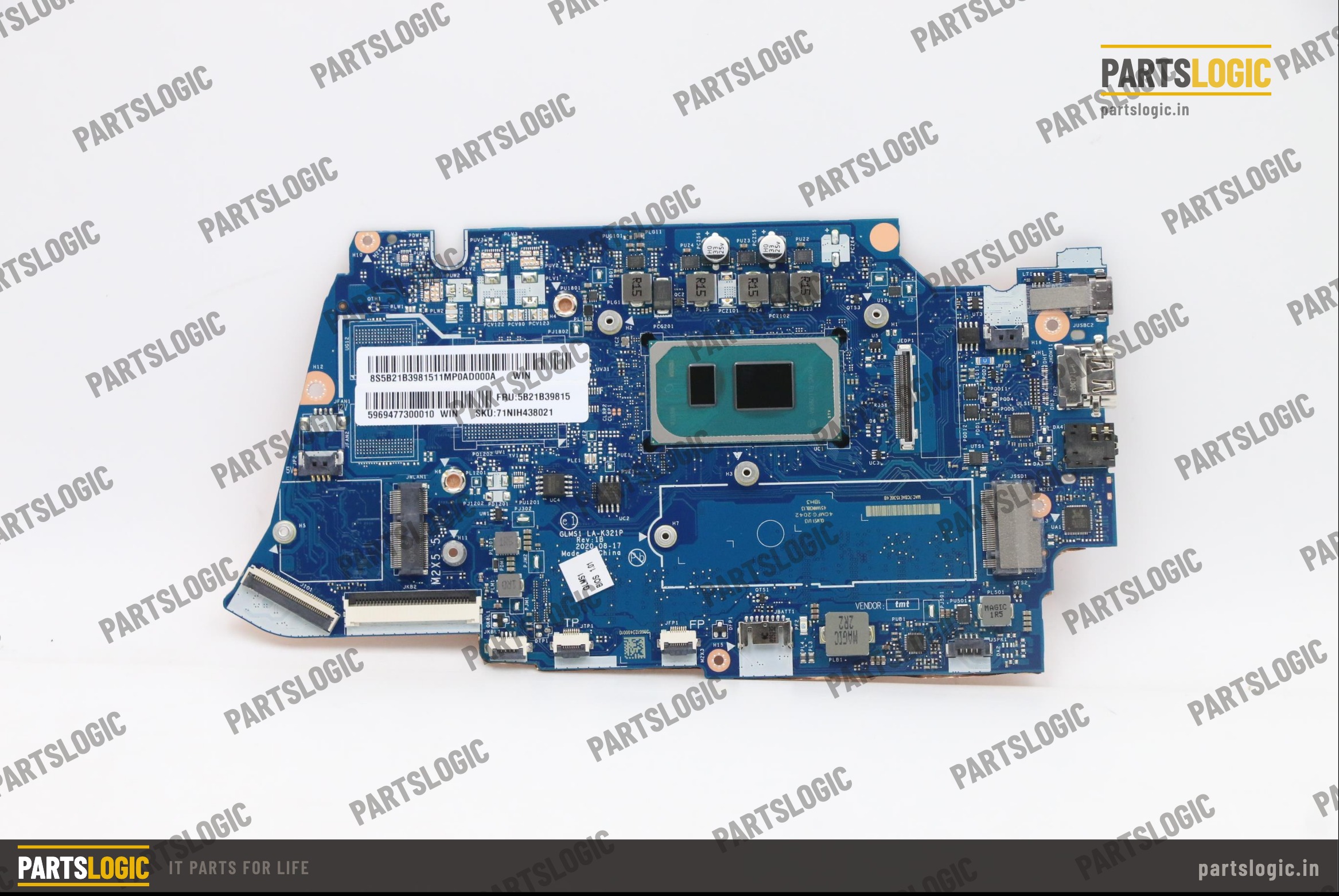 Lenovo IdeaPad 5-14ITL05 Laptop Motherboard — i5-1135G7, Integrated Graphics