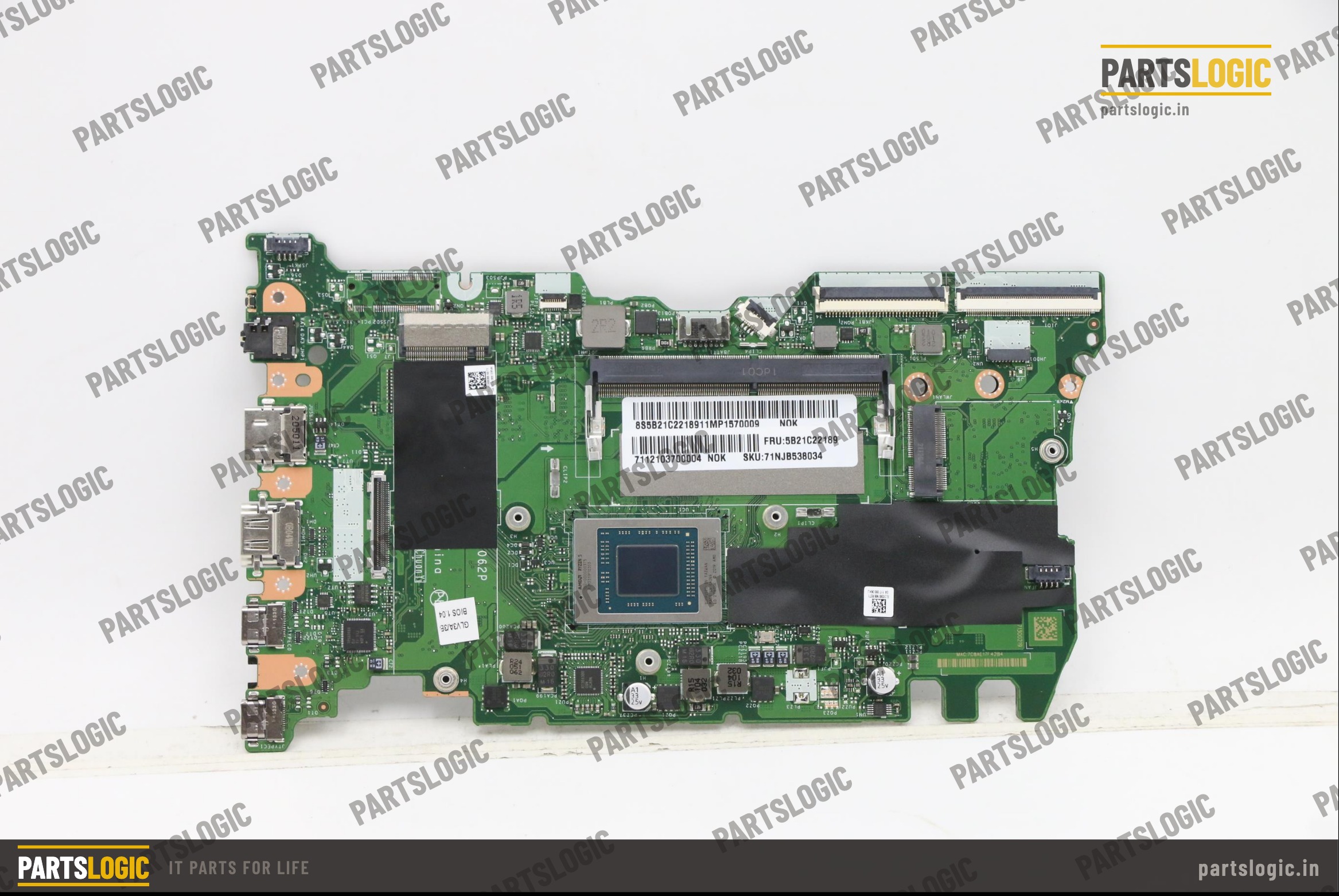 Lenovo ThinkBook 15 G3 LA Laptop Motherboard — Ryzen 5 5500U, Integrated Graphics