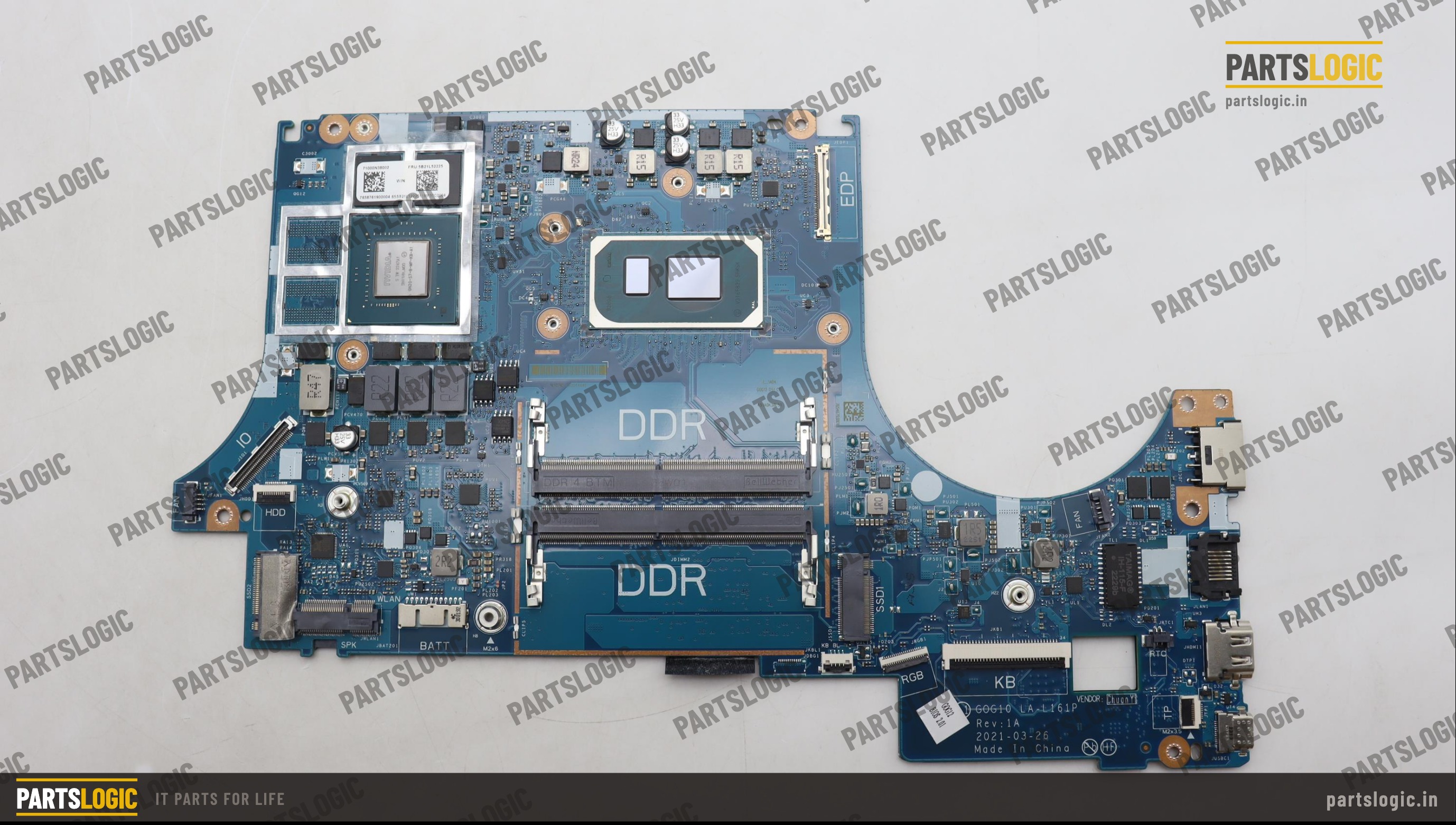 Lenovo IdeaPad Gaming Laptop Motherboard — i5-11300H, Discrete 4GB